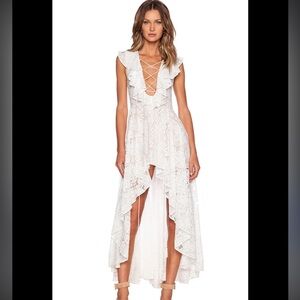 The Jetset Diaries White Lace Dress
